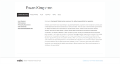 Desktop Screenshot of ewankingston.com